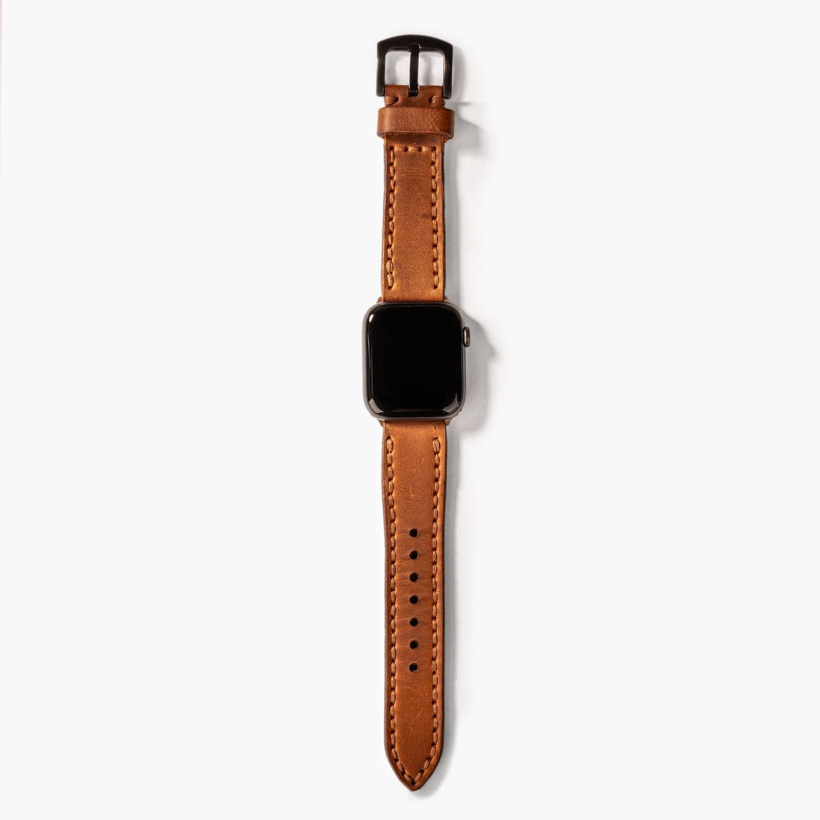 Çift Katlı Deri Apple Watch Kayışı - Cat